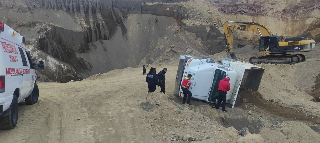 El lugar donde ocurrió el accidente se llamada Trituradores Volcánicos de México. Foto 'La Jornada'