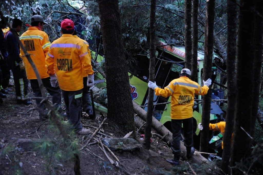 Personal de la Coordinación General de Conservación Ecológica apoya en el rescate de personas tras un accidente rumbo a Chalma en imagen de archivo. Foto Luis Carbayo/ Cuartoscuro/ La Jornada