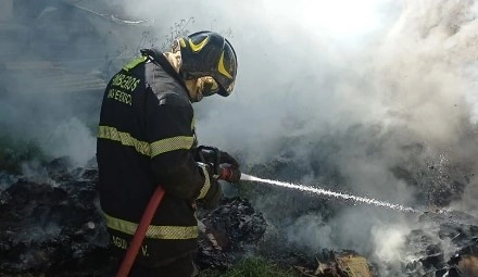 Se solicitó la presencia de la Fiscalía General de Justicia de la Ciudad de México para tomar conocimiento. Foto @Bomberos_CDMX 