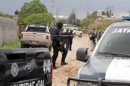  Integrantes del Grupo de Operaciones Especiales de la Policía Estatal Preventiva de Zacatecas se enfrentaron el pasado viernes con miembros de un grupo delincuencial en la comunidad de San Antonio del Ciprés, municipio de Pánuco. Foto  Alfredo Valadez Rodríguez