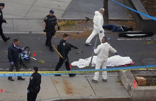 Imagen de archivo de otro accidente en Nueva York. Foto Ap