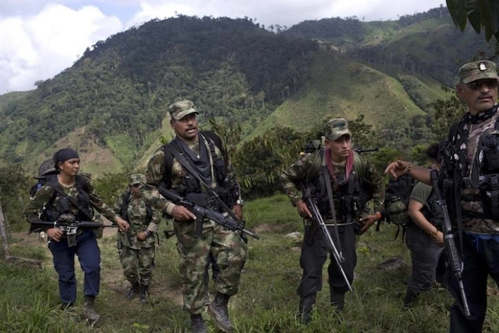 Miembros de las FARC. Foto Ap/ archivo

