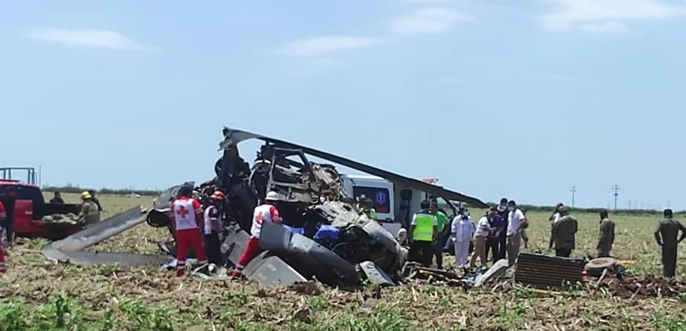 Al parecer los tripulantes no habrían fallecido en el lugar. Foto cortesía Periódico Mercurio