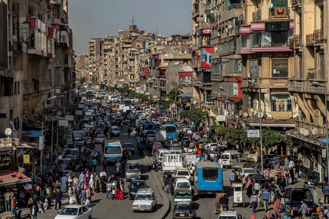 Una avenida en el Cairo, Egipto. Foto Ap