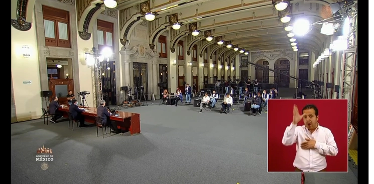 Aspectos de la conferencia de prensa
