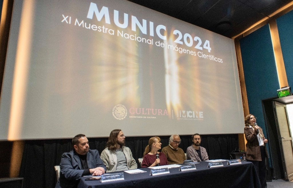 Presentación de la undécima Muestra Nacional de Imágenes Científicas (Munic). Foto Sergio Hernández Vega 