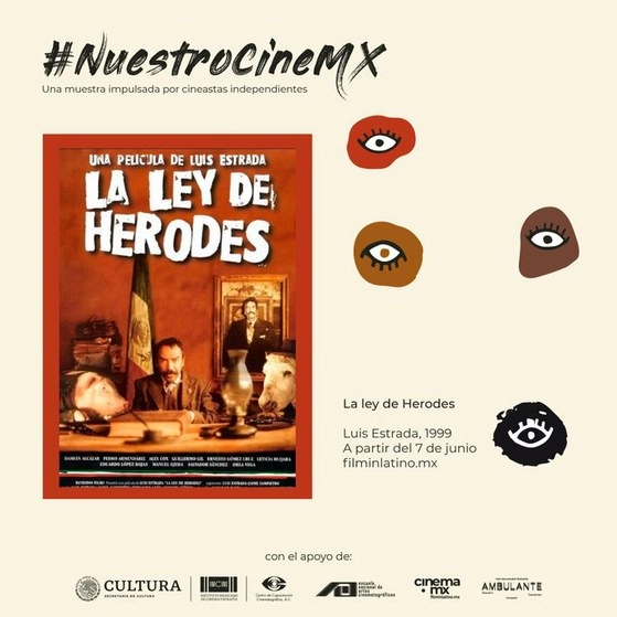 El cine mexicano se ve poco y nada. Foto tomada del Twitter de @NuestroCineMx
