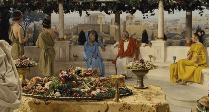 El lienzo recrea la Roma de Ben-Hur. Foto cortesía Museo de Arte de Boca Ratón