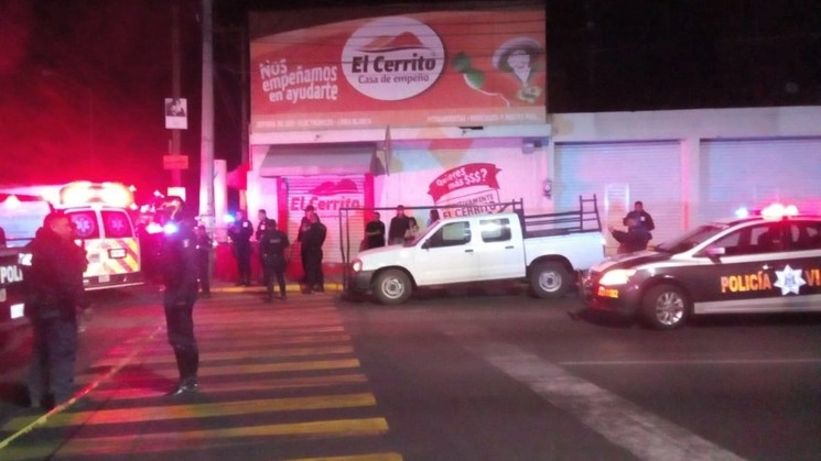 El tiroteo se reportó en un fraccionamiento ubicado al oriente de Aguascalientes. Foto Claudio Bañuelos 

