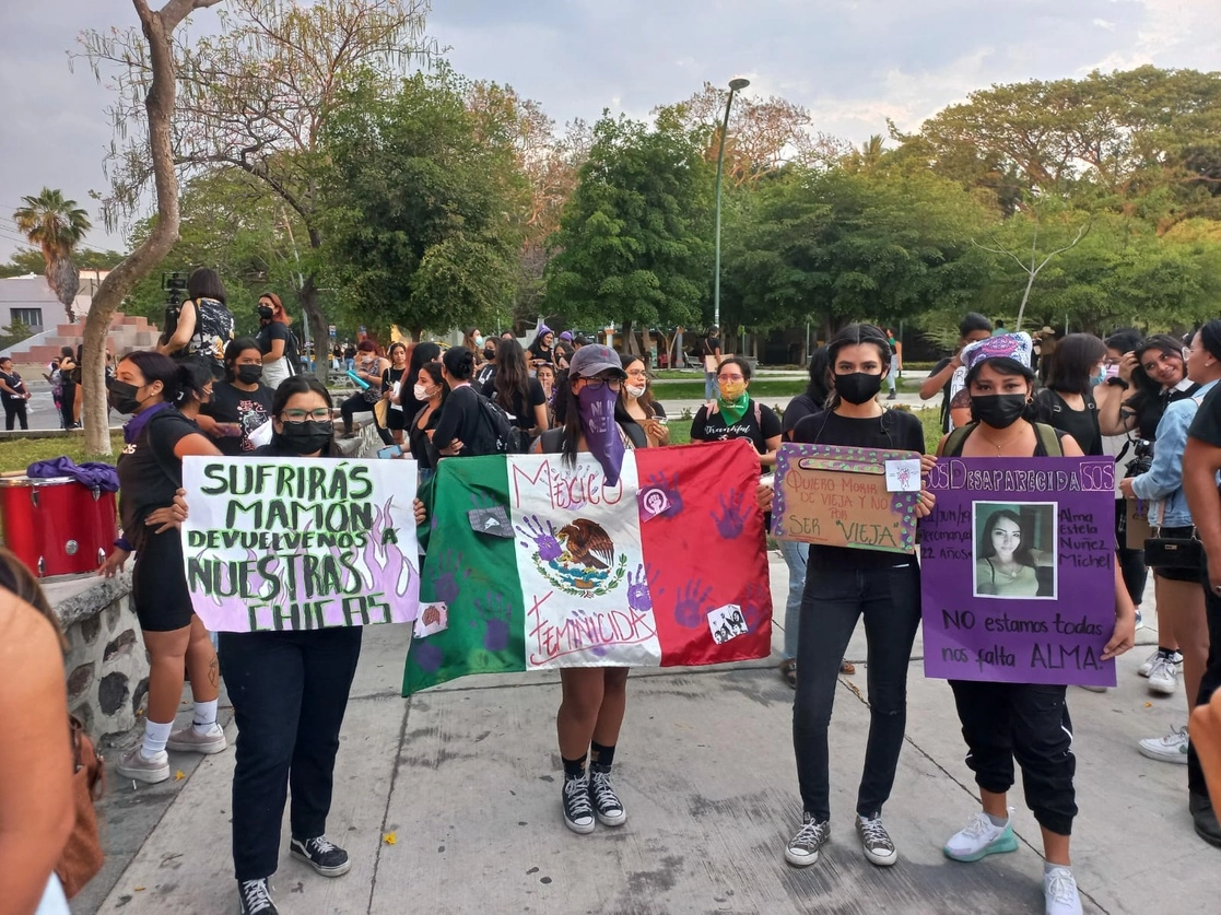 En Colima, en 2021, se registraron 45 asesinatos de mujeres y 16 desapariciones de acuerdo con el SESNSP. Foto Juan Carlos Flores