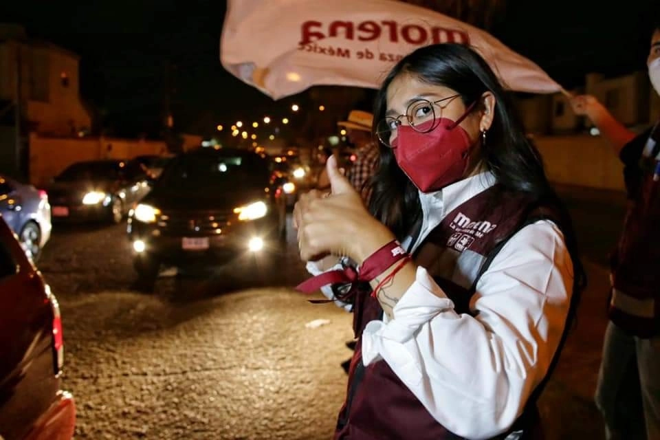 Michel Sánchez Allende, diputada electa del Distrito 4 de Baja California. Foto Lindero Norte