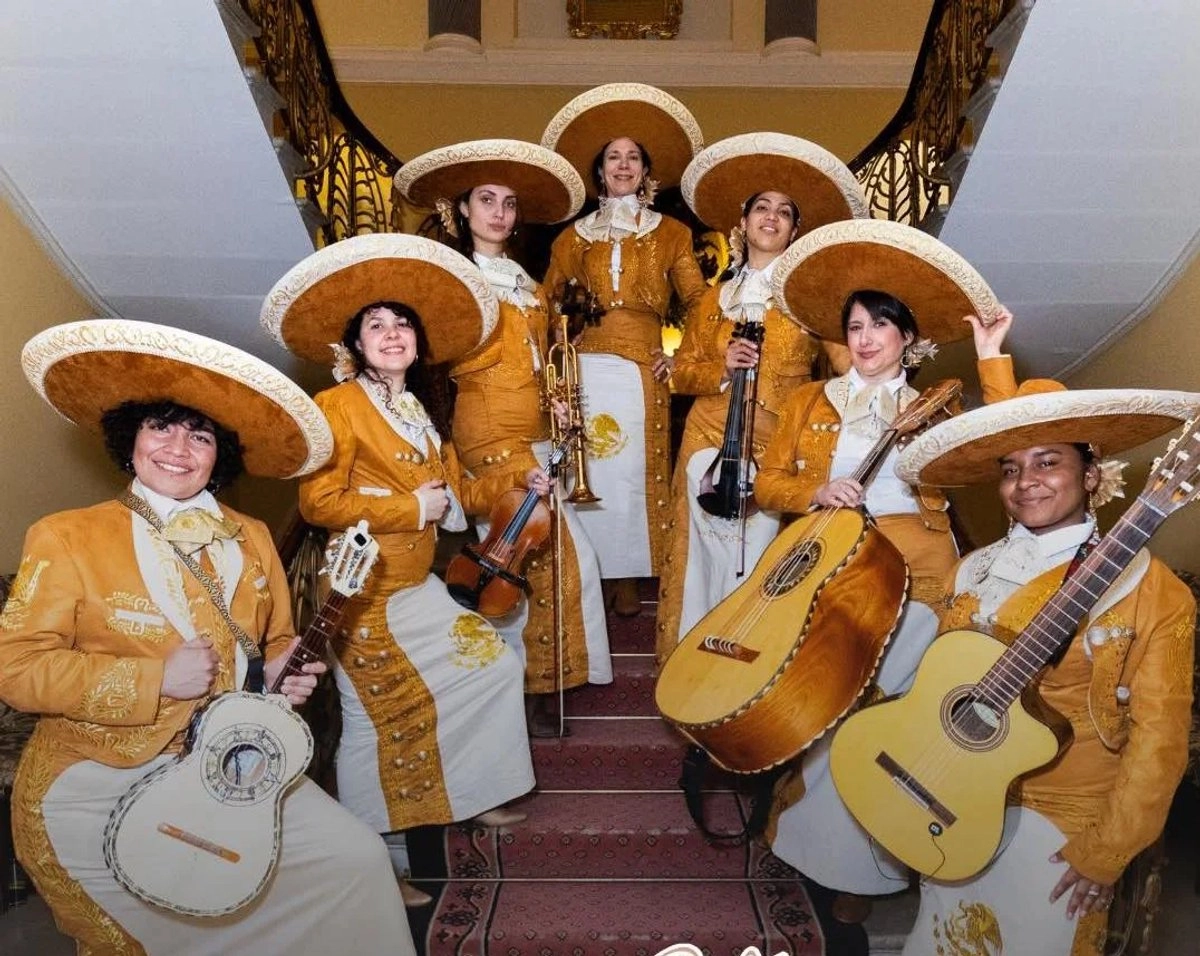 Participantes en el Festival de la Mujer Mariachi Europa, que se celebró el fin de semana en Francia.