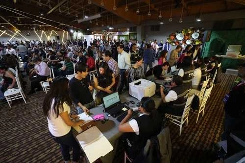Asamblea constitutiva de México Libre en Coyoacán, el año pasado. Foto José Antonio López