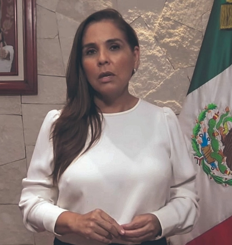 En la imagen, María Elena Hermelinda Lezama Espinosa, presidenta municipal de Benito Juárez. Foto La Jornada