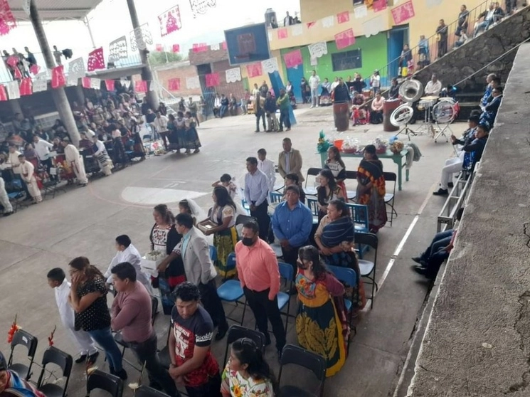 La comunidad indígena de Tecuana, en Michoacán, busca su reconocimiento como gobierno tradicional. Foto ‘La Jornada’ 