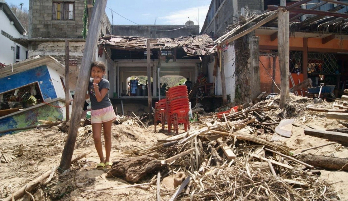 Aspecto de la devastación que dejó ‘Agatha’ en el municipio de San Pedro Pochutla, donde se localizan bahías turísticas como Puerto Ángel, Zipolite, y Mazunte. Foto Cuartoscuro
