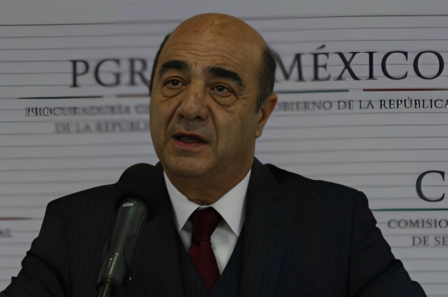Jesús Murillo Karam, durante una conferencia de prensa. Foto Víctor Camacho / Archivo 