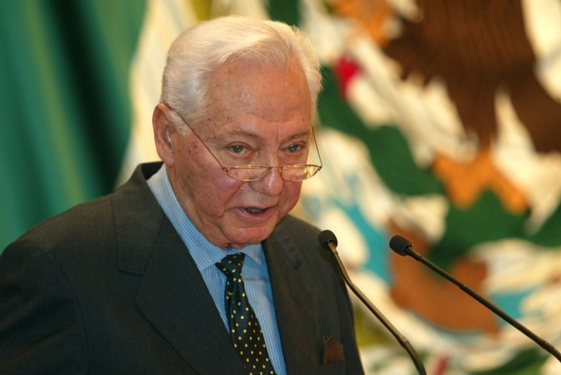Enrique González Pedrero durante un foro realizado en la Cámara de Diputados. Foto José Carlo González / Archivo
