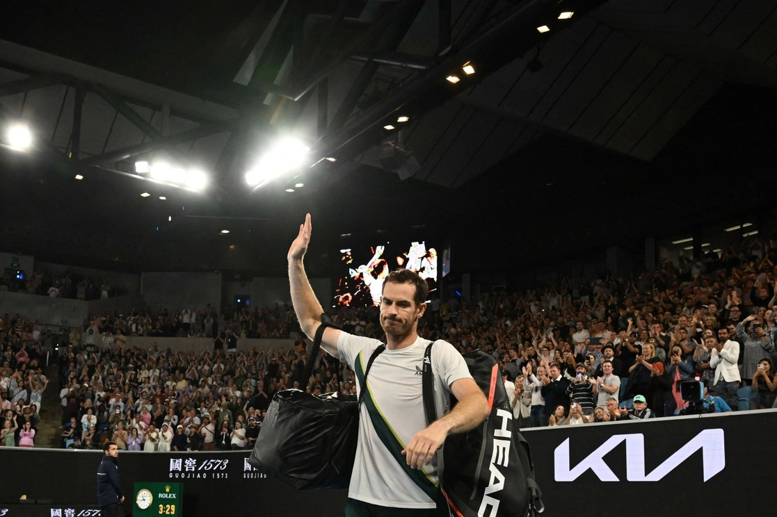 El tenista Andy Murray fue eliminado del Abierto de Australia por Roberto Bautista Agut, luego del épico duelo de casi seis horas ante el australiano, Thanasi Kokkinakis. Foto Afp