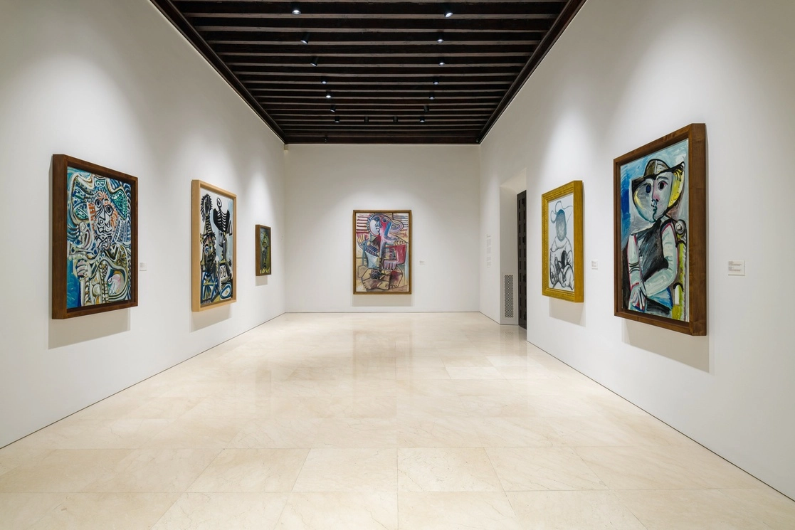 Uno de los salones del Museo Picasso Málaga. Foto tomada del Facebook de @museopicassomalaga / Archivo