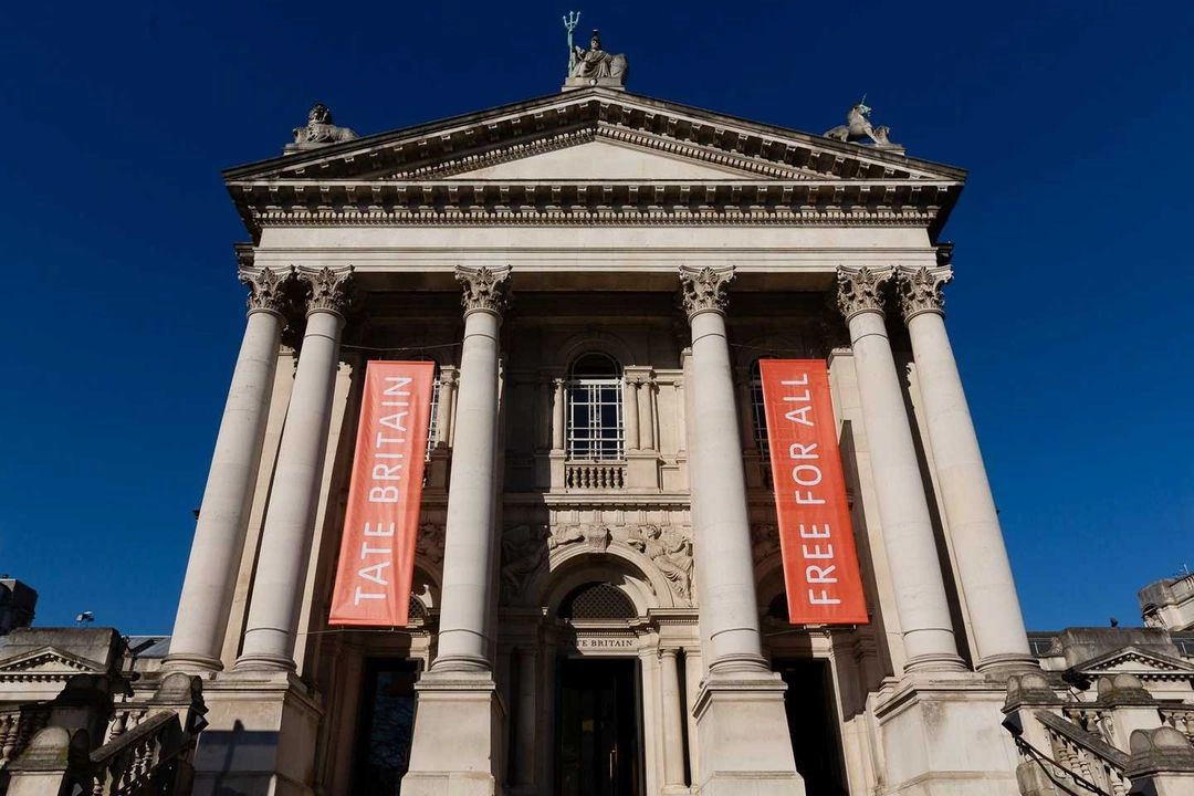 El museo Tate Britain en Londres, Reino Unido. 

