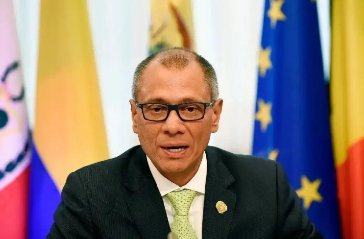 Jorge Glas, ex vicepresidente de Ecuador durante el mandato de Rafael Correa, en imagen del 2016. Foto Afp
