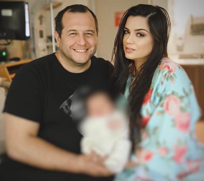 Más que feliz. No me queda mas que agradecer a Dios. Les presento a mi hijo Levi Mateo, publicó en sus redes @30JR41_