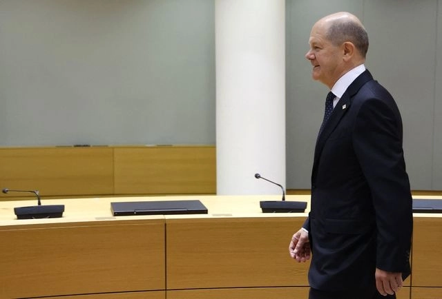 El canciller Olaf Scholz acordó nacionalizar Uniper en septiembre, comprometiendo 29 mil millones de euros. Foto Afp