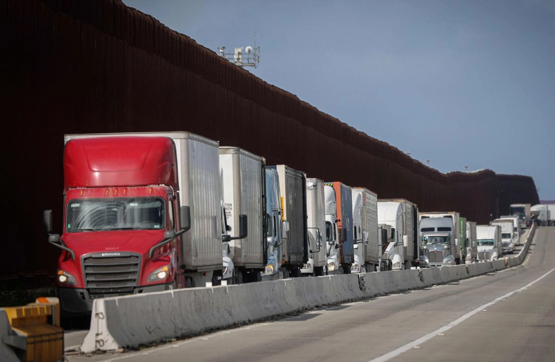 El intercambio comercial entre México y Estados Unidos sufrirá modificaciones luego de la postura adoptada por el presidente Donal Trump. La imagen, en Tijuana. 