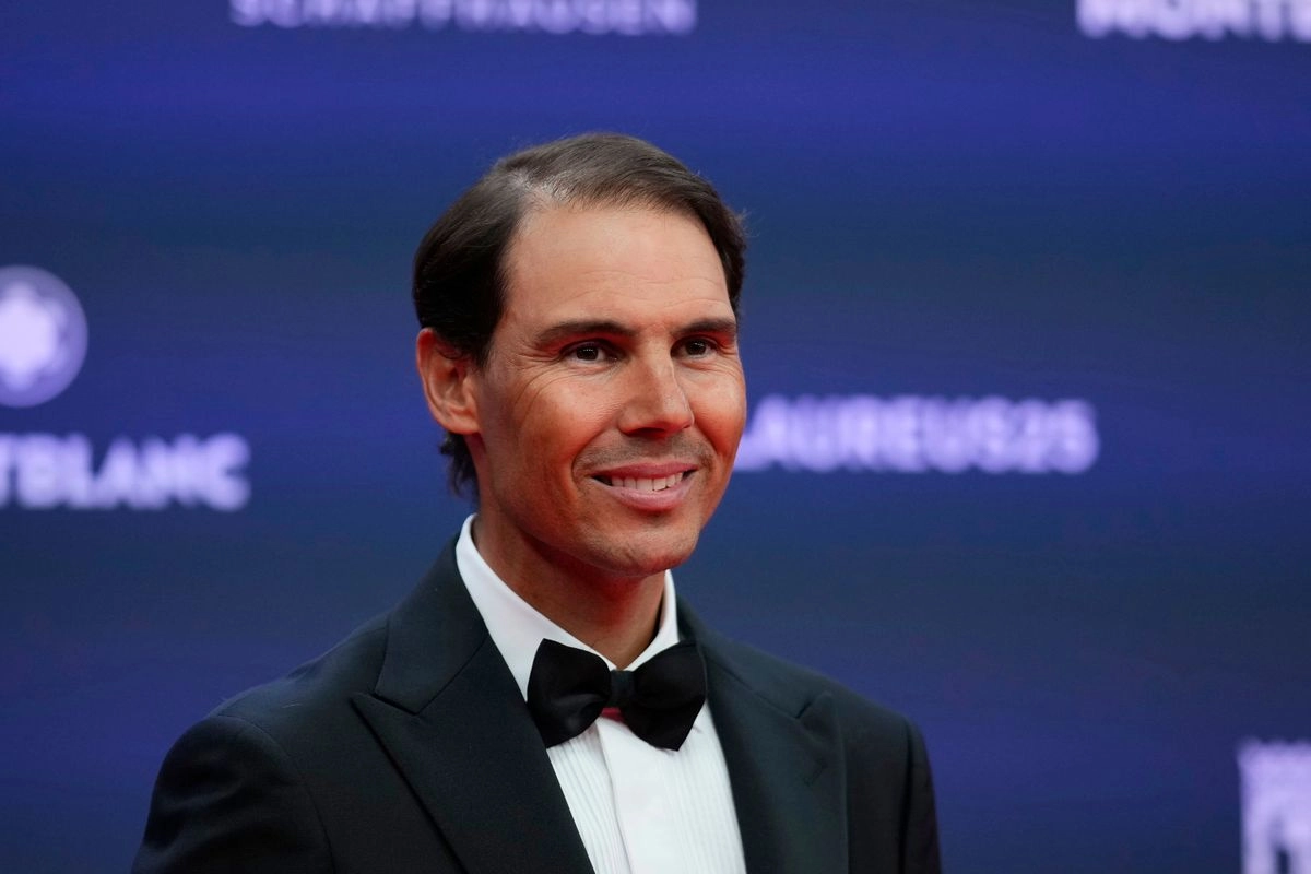 "Hemos detectado junto a mi equipo que circulan en algunas plataformas videos falsos generados por inteligencia artificial, en los que aparece una figura que imita mi imagen y voz", alertó el ex tenista Rafael Nadal. Imagen del 21 de abril de 2025. Foto 