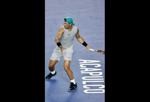 Rafa llega como el flamante ganador de más títulos de Grand Slam, el 21 obtenido en Australia. Foto Abierto Mexicano de Tenis
