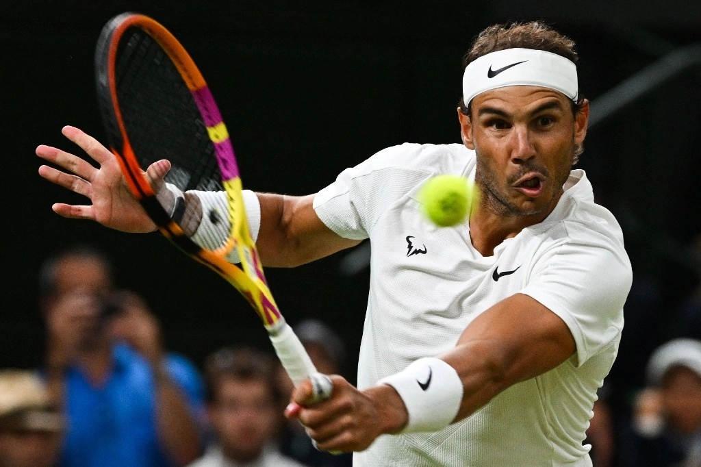 Rafael Nadal se saltará el Grand Slam de Wimbledon en julio para prepararse para los Juegos Olímpicos de París que se jugarán en las pistas de tierra batida de Roland Garros. Foto Afp / Archivo