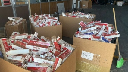 Destrucción de tabaco de contrabando. Imagen 'La Jornada' / archivo 