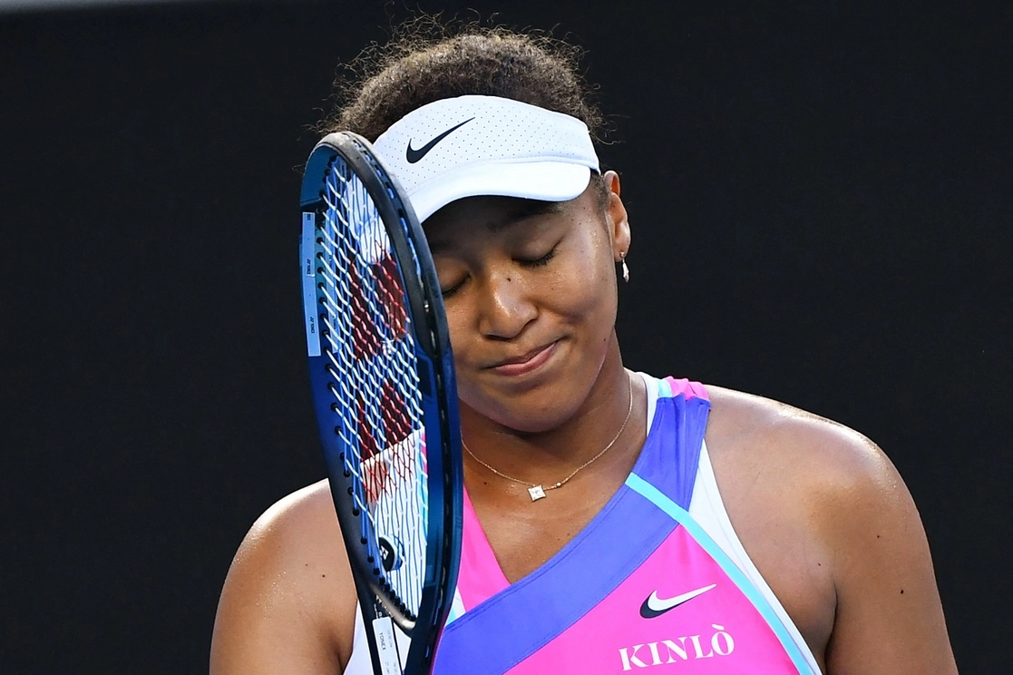 Naomi Osaka perdió la oportunidad de defender con éxito su campeonato en el Abierto de Australia, el 21 de enero de 2022. Foto Afp