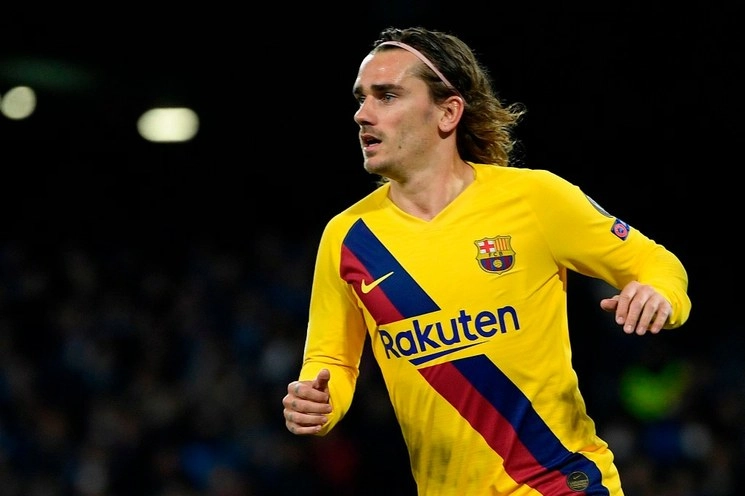 Antoine Griezmann festeja su gol. Foto Ap