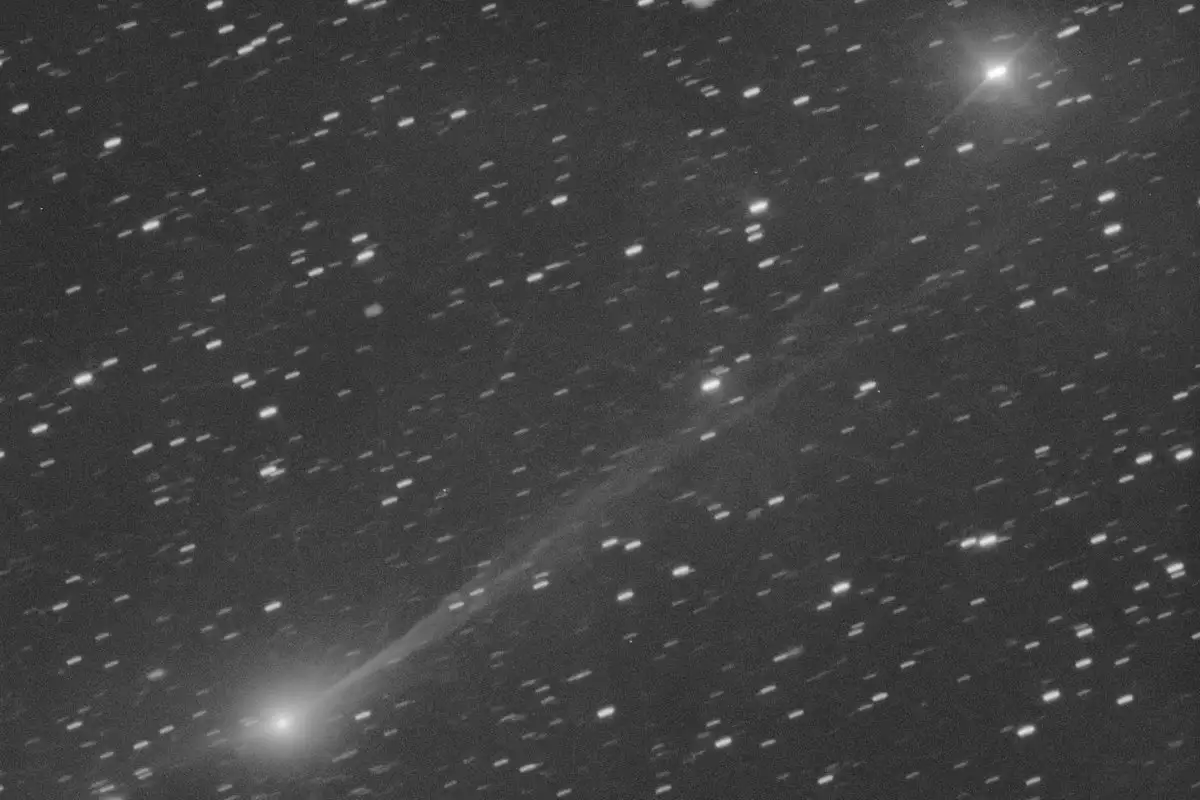 El cometa se puede ver desde la Tierra antes del amanecer usando binoculares o un telescopio. Foto