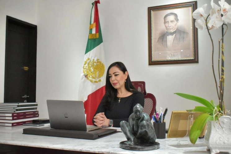 La alcaldesa de Naucalpan, Patricia Durán Reveles. Foto cortesía del municipio