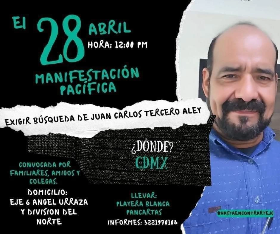 Invitación a la protesta para exigir justicia. Foto La Jornada