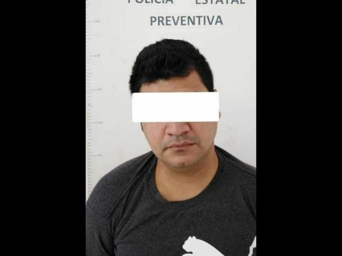 César Raúl "N" fue retenido en las instalaciones de la Cruz Roja cuando llevó a la menor para atención médica. Foto cortesía SSPC