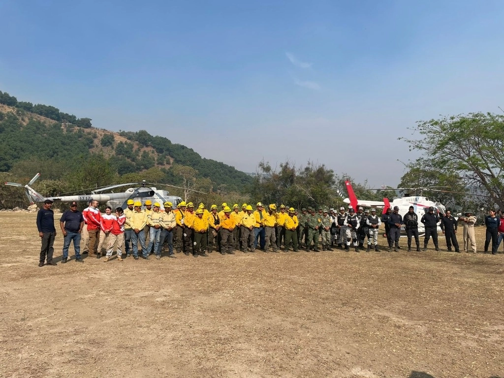 El principal incendio en la entidad había arrasado la vegetación en dos mil 300 hectáreas del Área Nacional Protegida en la Reserva de la Biósfera Estatal Sierra de San Juan, localizada en los límites al extremo suroeste de la mancha urbana de Tepic. Imagen tomada de Twitter @CONAFOR
