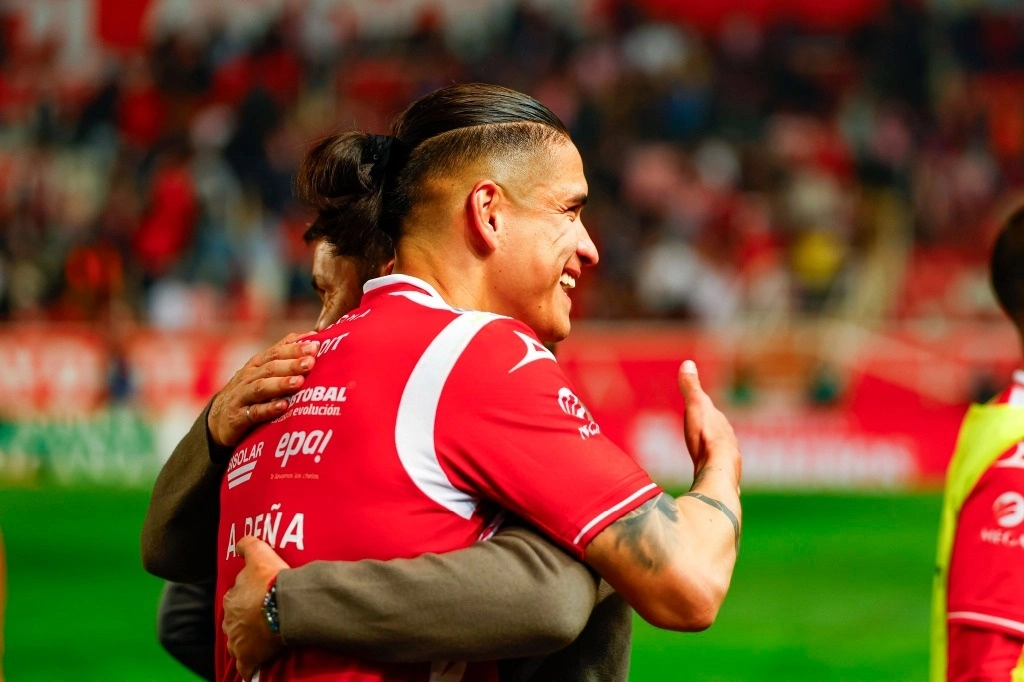 Un gol de Tomás Baladoni al 77 hizo que Necaxa remontara el marcador. Foto @ClubNecaxa
