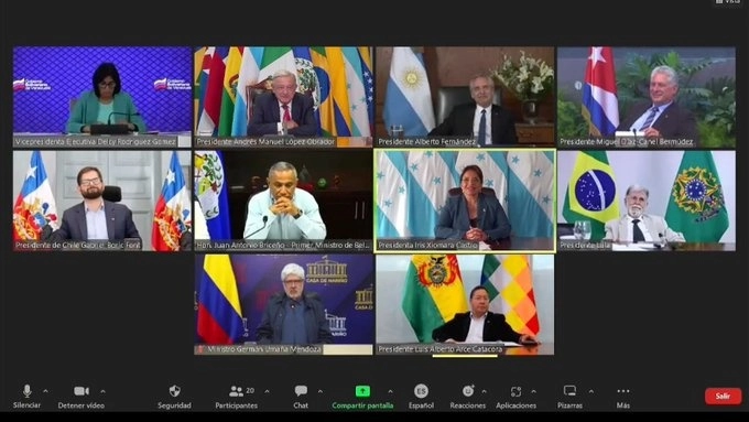 Se estableció la Alianza de Países de América Latina y el Caribe contra la Inflación. Foto Presidencia