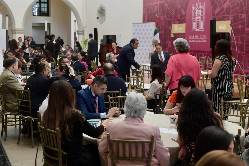 La sesión de Nuevo León fue la tercera de 14 que se realizarán en diferentes entidades del país en el marco del Encuentro Nacional para una Agenda de Seguridad y Justicia. Foto tomada de X @SCJN.