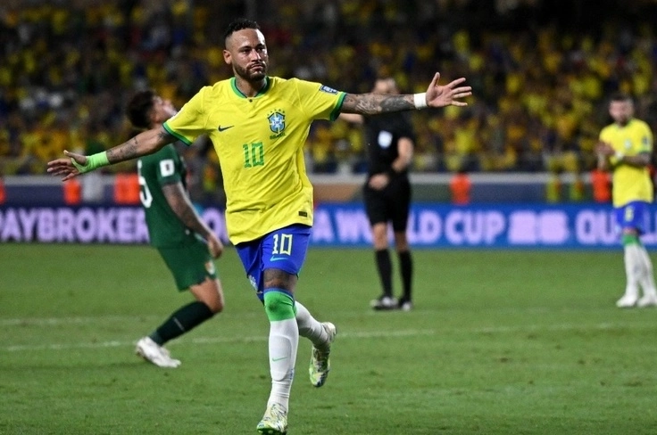 Sin el astro, Brasil, presionado por los malos resultados de 2023, será comandado por Rodrygo y Vinicius Jr. Foto Afp / Archivo 