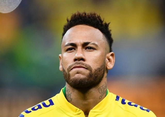 Neymar durante el partido entre Brasil y Qatar el 6 de junio de 2019. Foto Afp