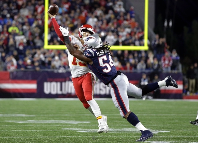 El juego de la semana 4 de la NFL entre Jefes de Kansas City y Patriotas de Nueva Inglaterra será reprogramado. Foto Ap