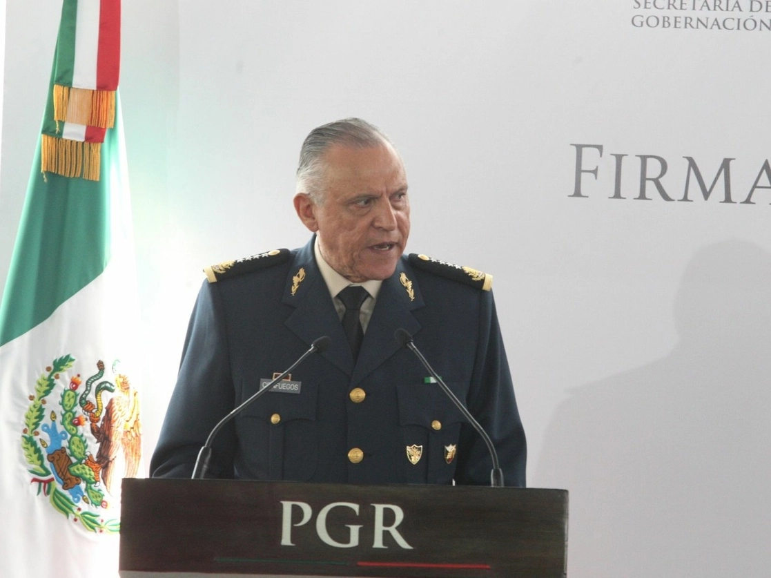 El general Cienfuegos, ex secretario de la Defensa. Foto Luis Humberto González / Archivo