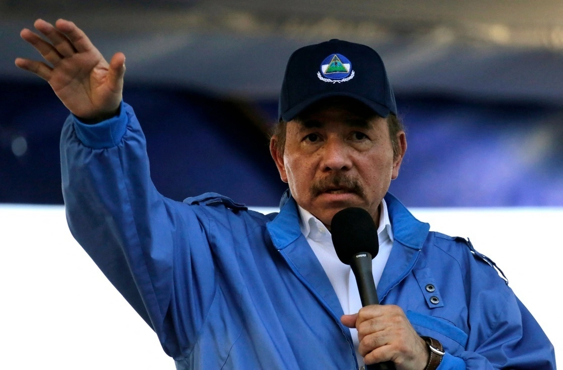 En imagen de archivo, el presidente de Nicaragua, Daniel Ortega. Foto Afp