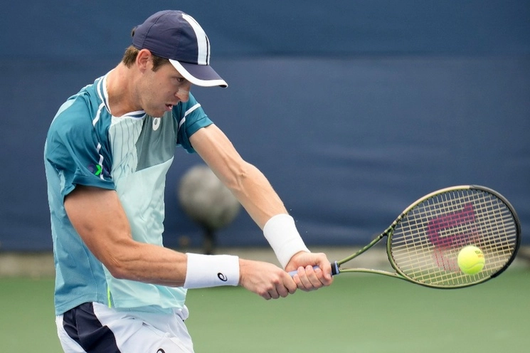 A sus 27 años, Nicolás Jarry aspira a alargar su mejor temporada en los torneos de Grand Slam, el 29 de agosto de 2023. Foto 
Ap