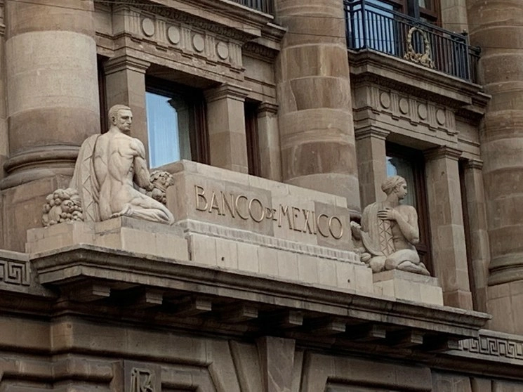 Fachada del Banco de México, en imagen de archivo. Foto La Jornada